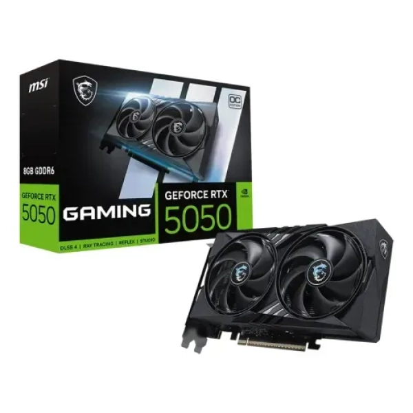 MSI GeForce RTX 5050 8G Gaming OC 8GB GDDR6 Graphics Card